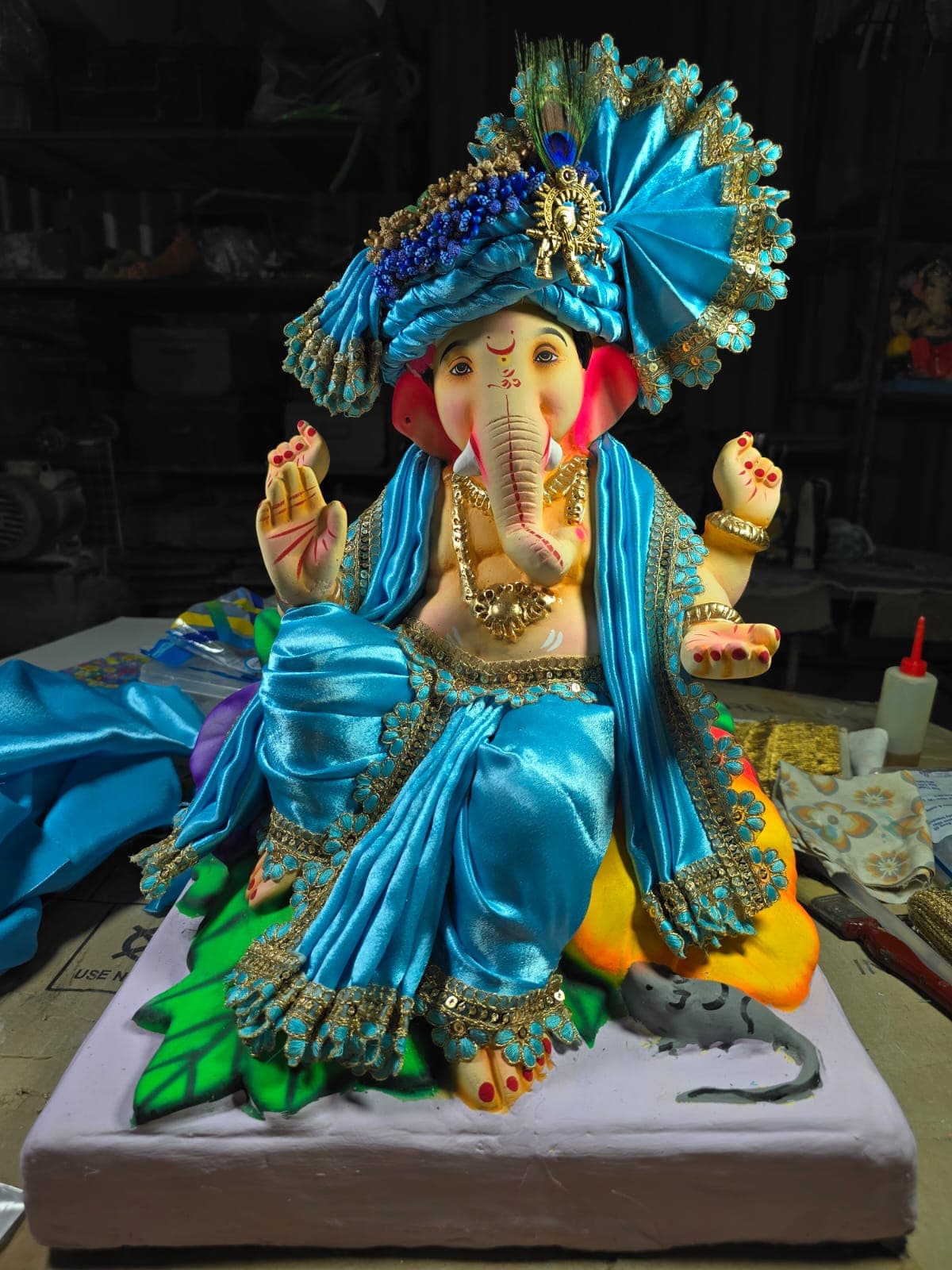 Ganesha Idol 01 (GSK-001) handcrafted Ganesha idol