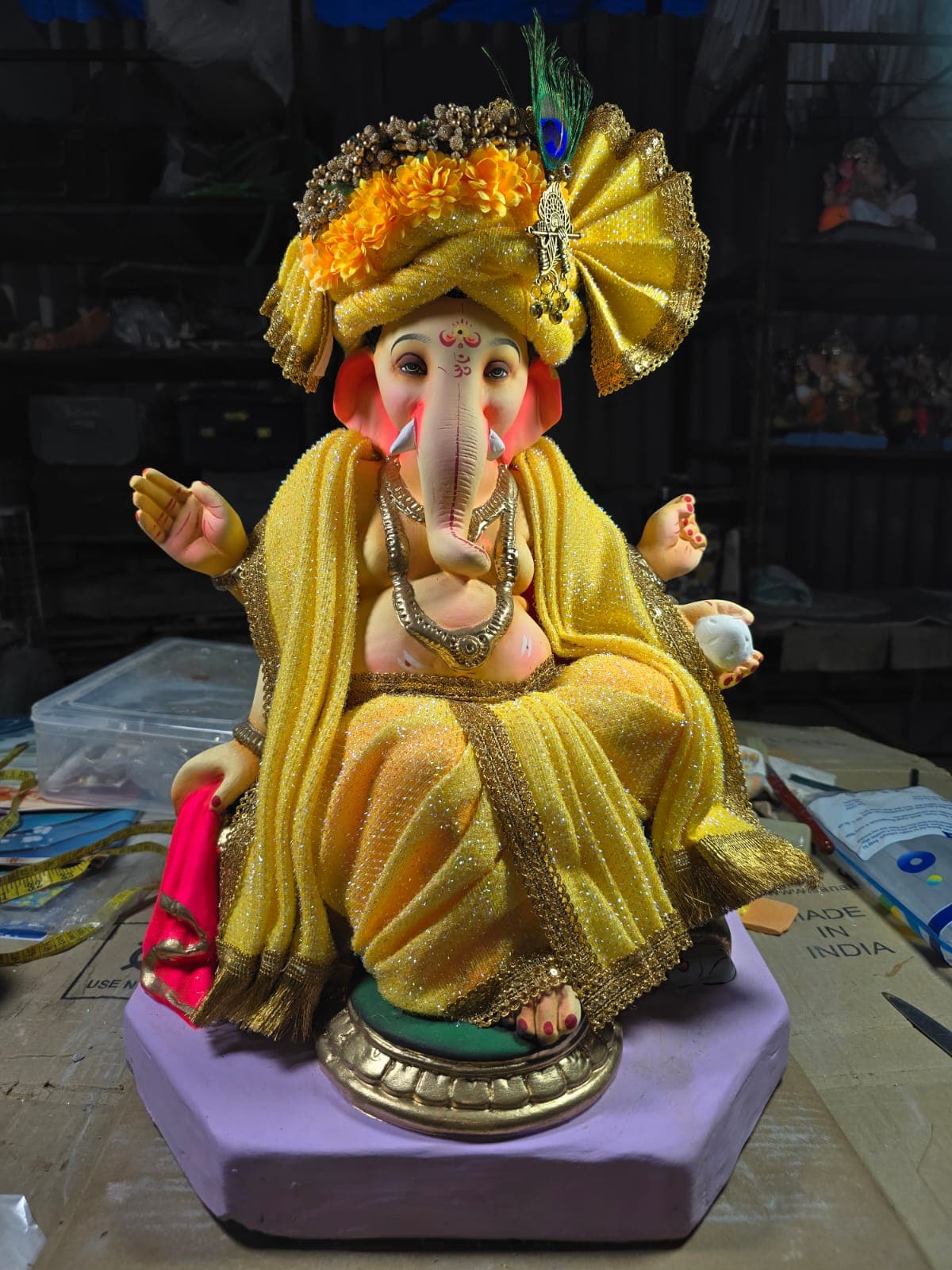 Ganesha Idol 02 (GSK-002) handcrafted Ganesha idol