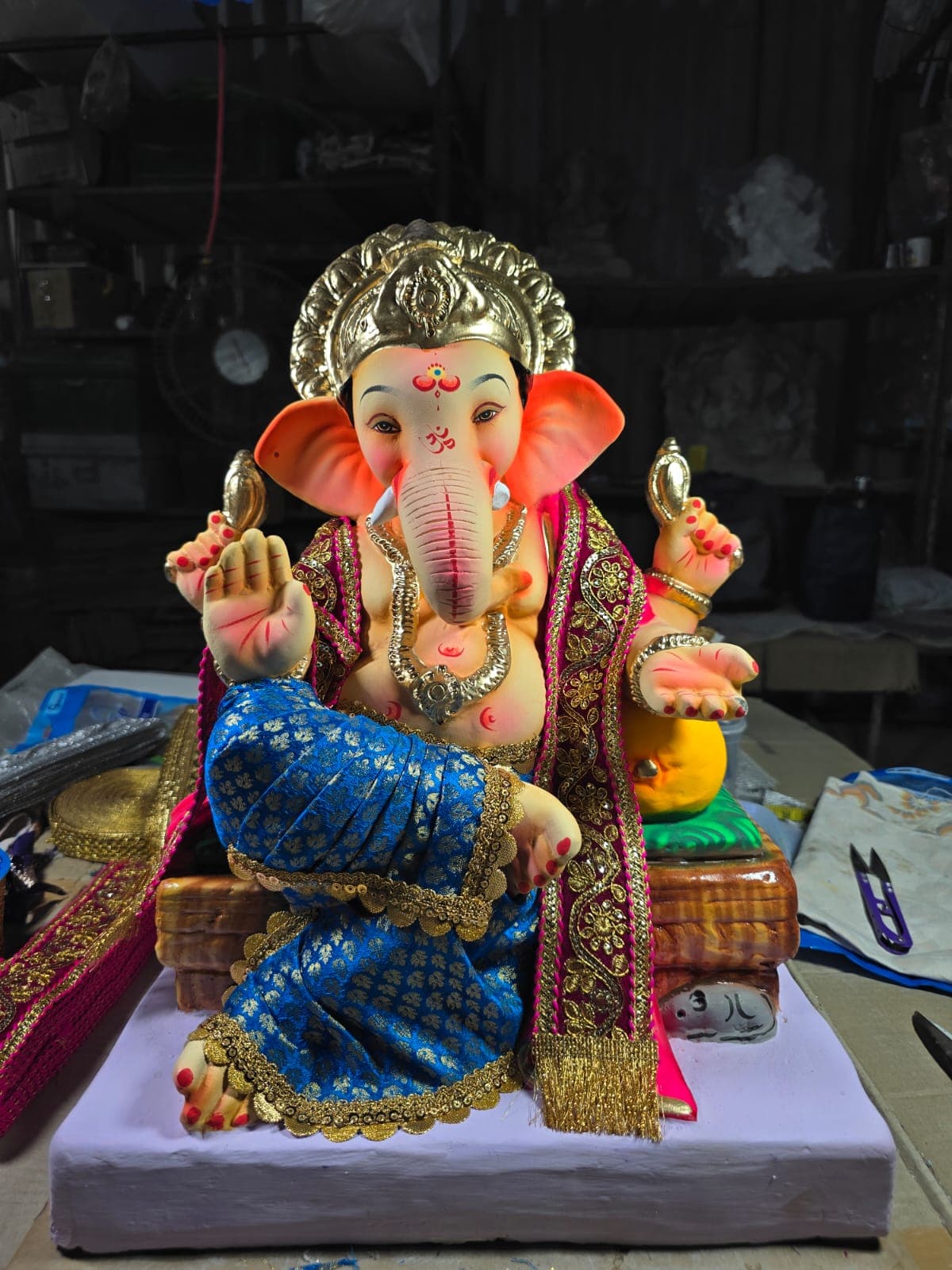 Ganesha Idol 31 (GSK-031) handcrafted Ganesha idol